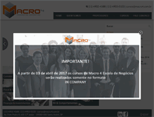 Tablet Screenshot of macro4.com.br