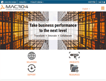 Tablet Screenshot of macro4.com